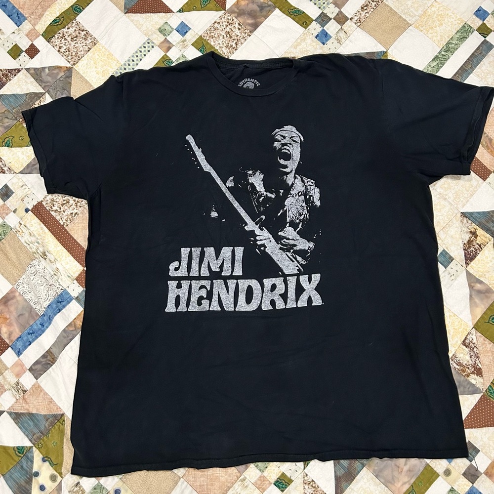 Jimi Hendrix Black Graphic T-Shirt